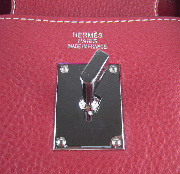 Cheap Hermes Birkin 42cm Replica Togo Leather Bag Red 6109 - Click Image to Close